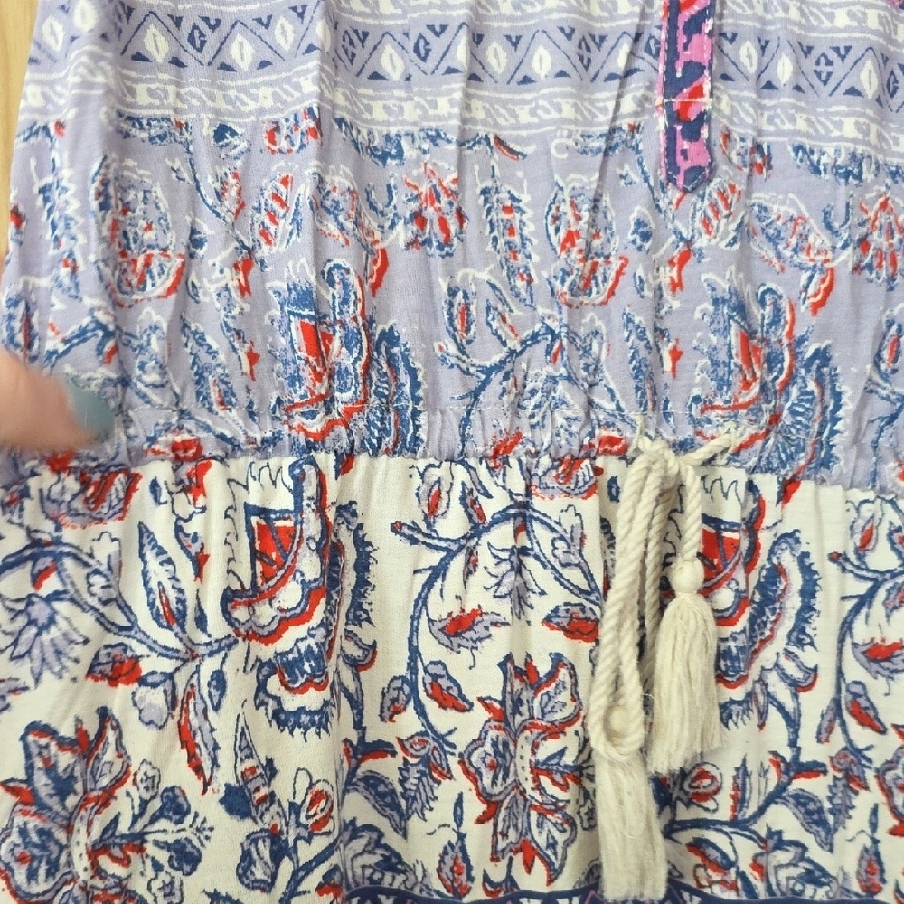 Lucky Brand Multicolor Paisley Maxi Dress - Picture 5 of 10